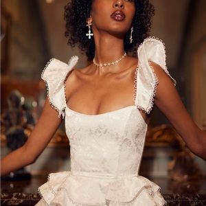 V. Chapman Patisserie Dress in coconut macaron